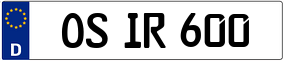 Truck License Plate